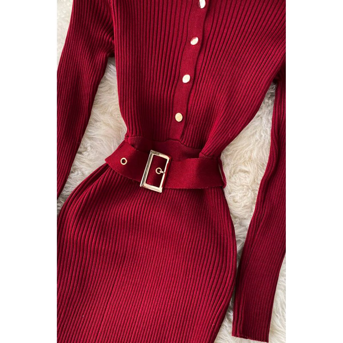 ARMA TU LOOK - VESTIDO ANDREA CON CINTURÓN MANGA LARGA ARMA TU LOOK