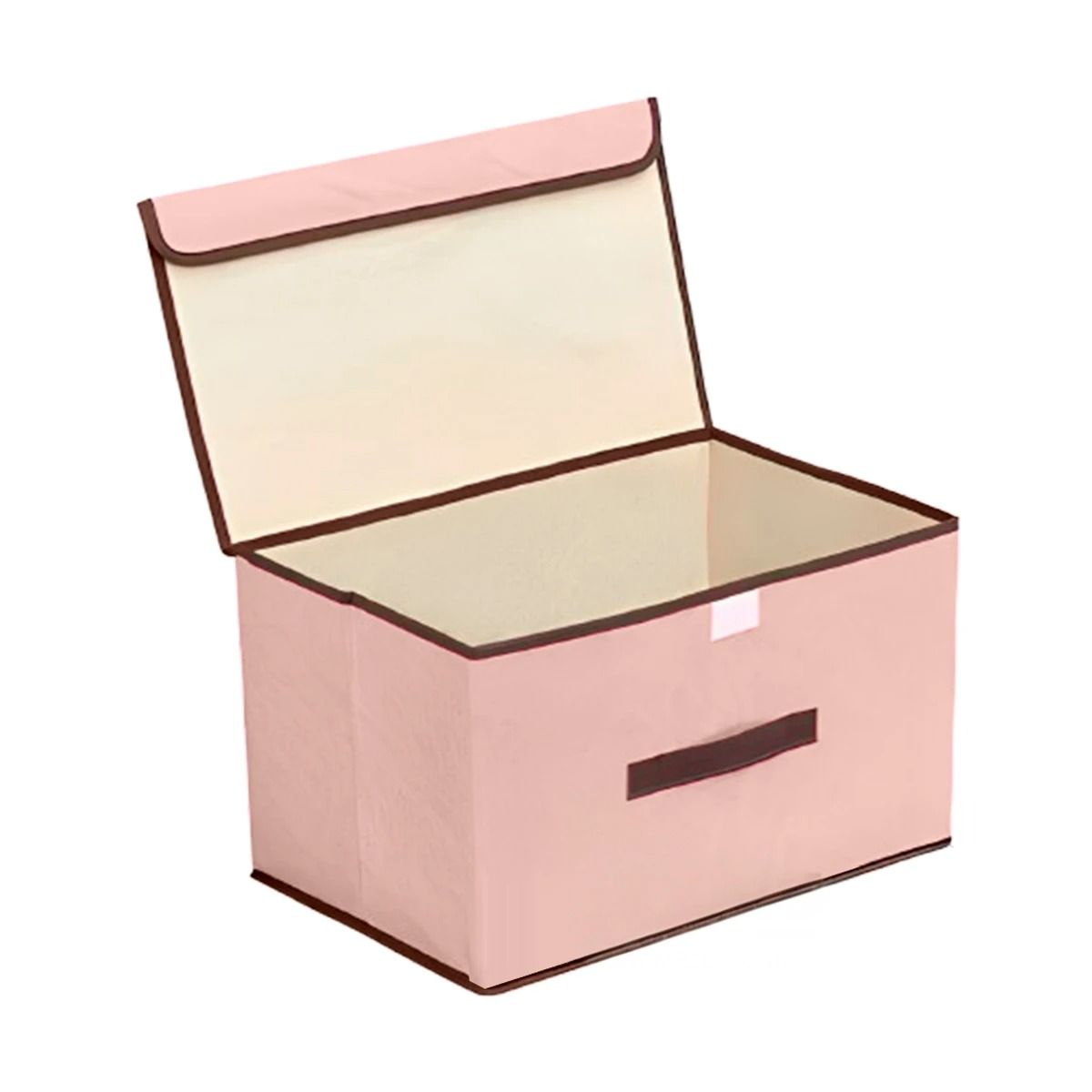 GENERICO - Pack9 Caja Funcional en Color Beige Y+Banderitas Adhesivas