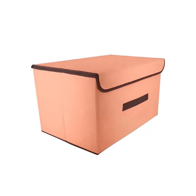 GENERICO - Pack2 Caja Espaciosa para Almacen 25x19x16cm Mostaza