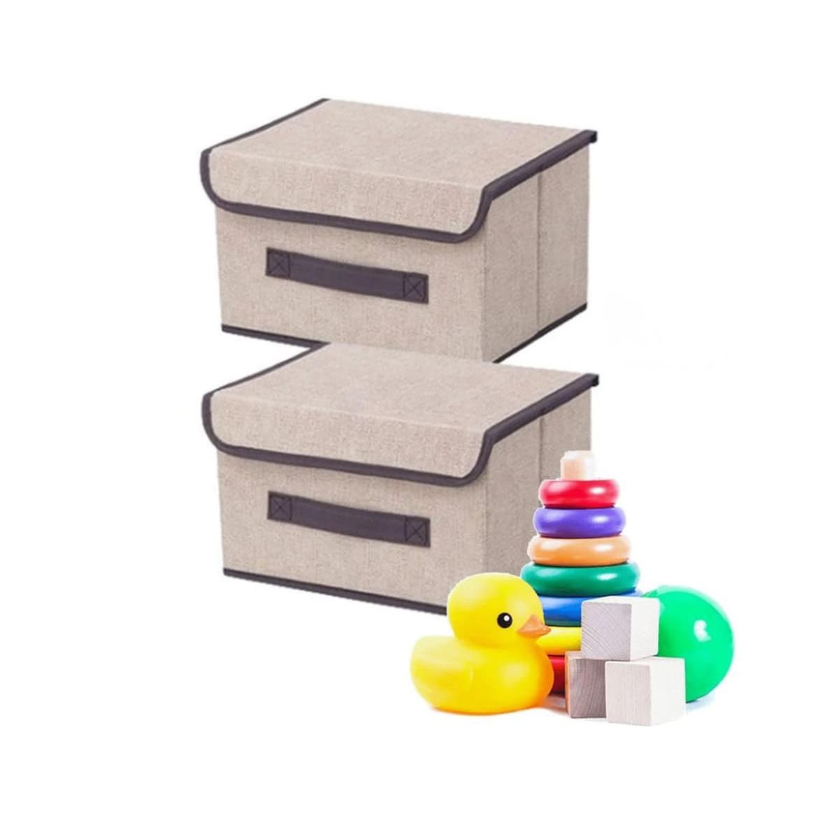 RYBIU IMPORT - Pack12 Organizador Compacto en Beige Y+Ligas de Regalo