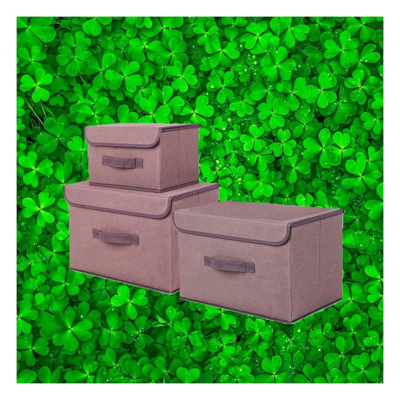 GENERICO - Pack6 Cajon Optimo para Guardar de 25x19x16cm Marron