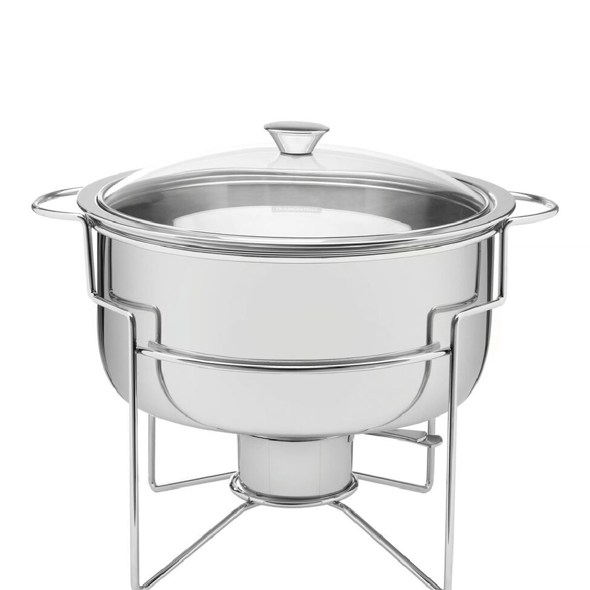 TRAMONTINA - Rechaud Baño María de Acero Inoxidable 7 Litros - 61042200