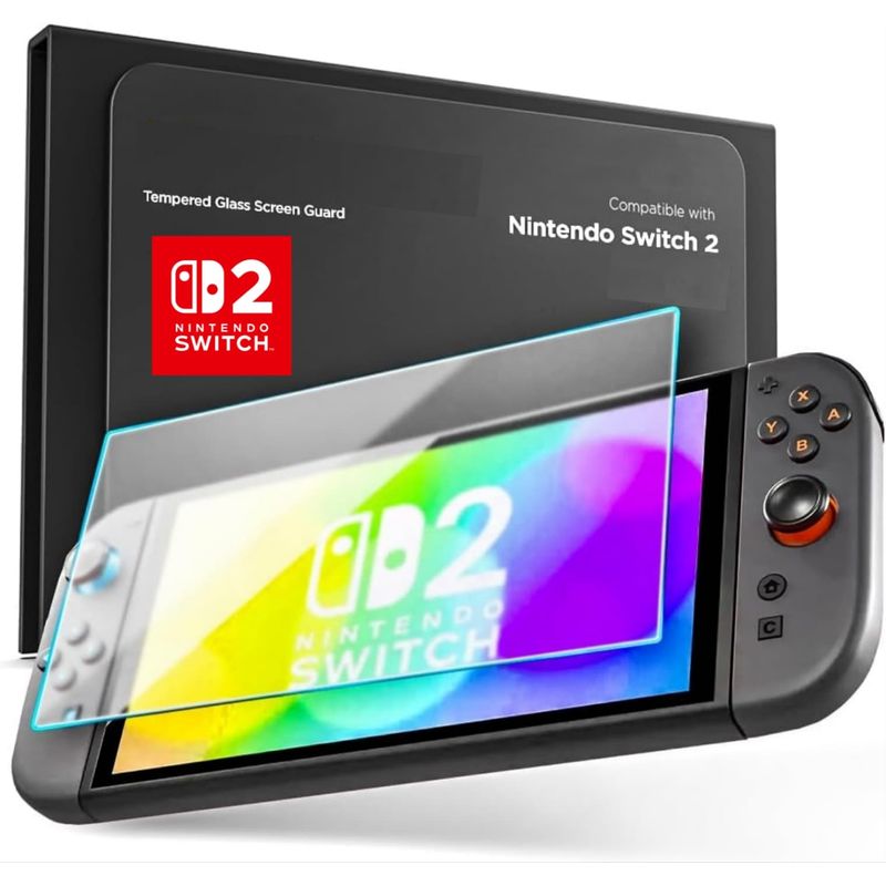 GENERICO - Protector Pantalla Mica Vidrio Templado Nintendo Switch 2
