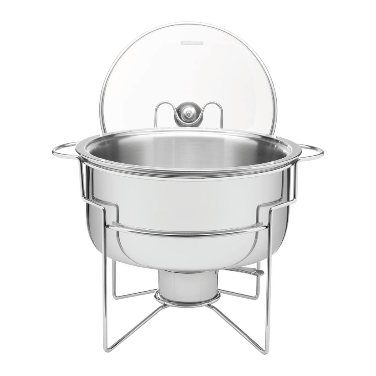 TRAMONTINA - Rechaud baño maría de acero inoxidable de 7L con hornalla 61042200