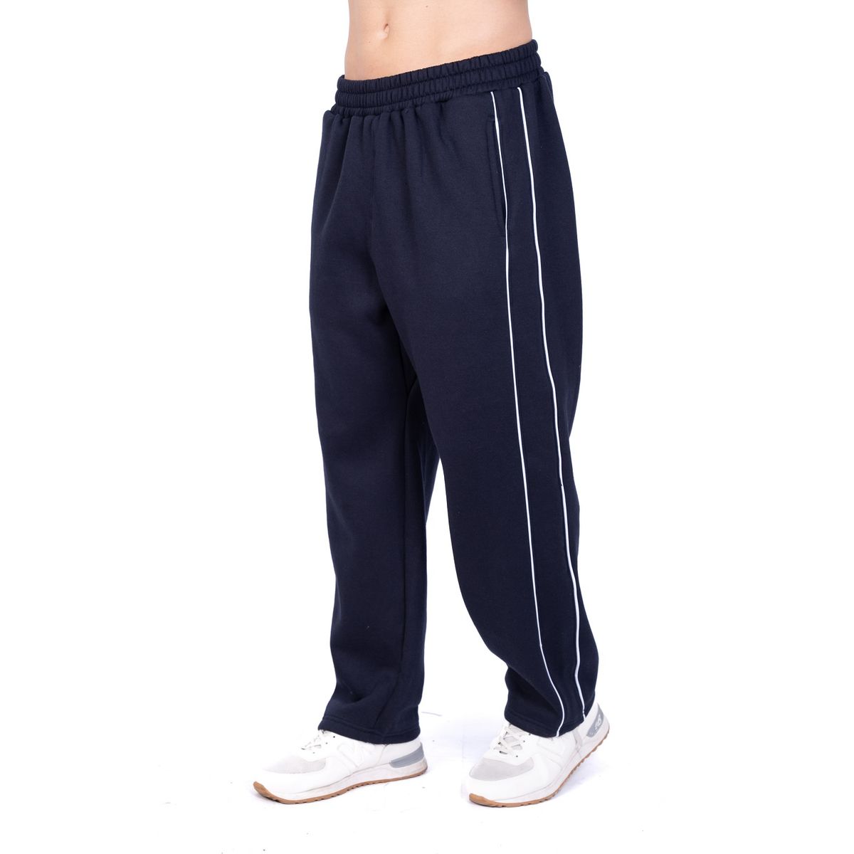 NEW YORK STARS - PANTALON HOMBRE  FRANELA _ NEGRO