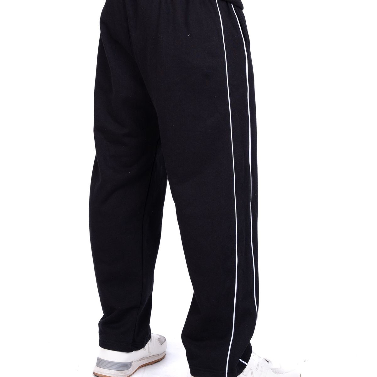 NEW YORK STARS - PANTALON HOMBRE  FRANELA _ NEGRO