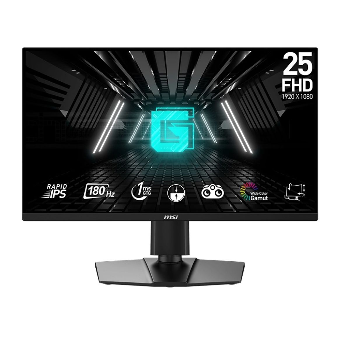 MSI - Monitor Gamer MSI G255PF E2 24.5" Full HD Rapid IPS 1920x1080 180HZ