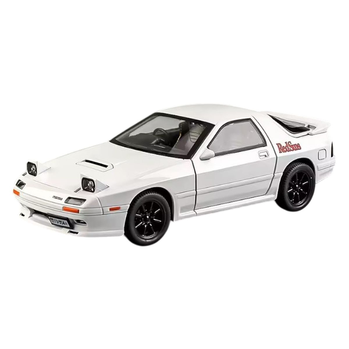 GENERICO - Auto Colección Mazda Rx 7 BLANCO Escala 1/24 Luz y Sonido