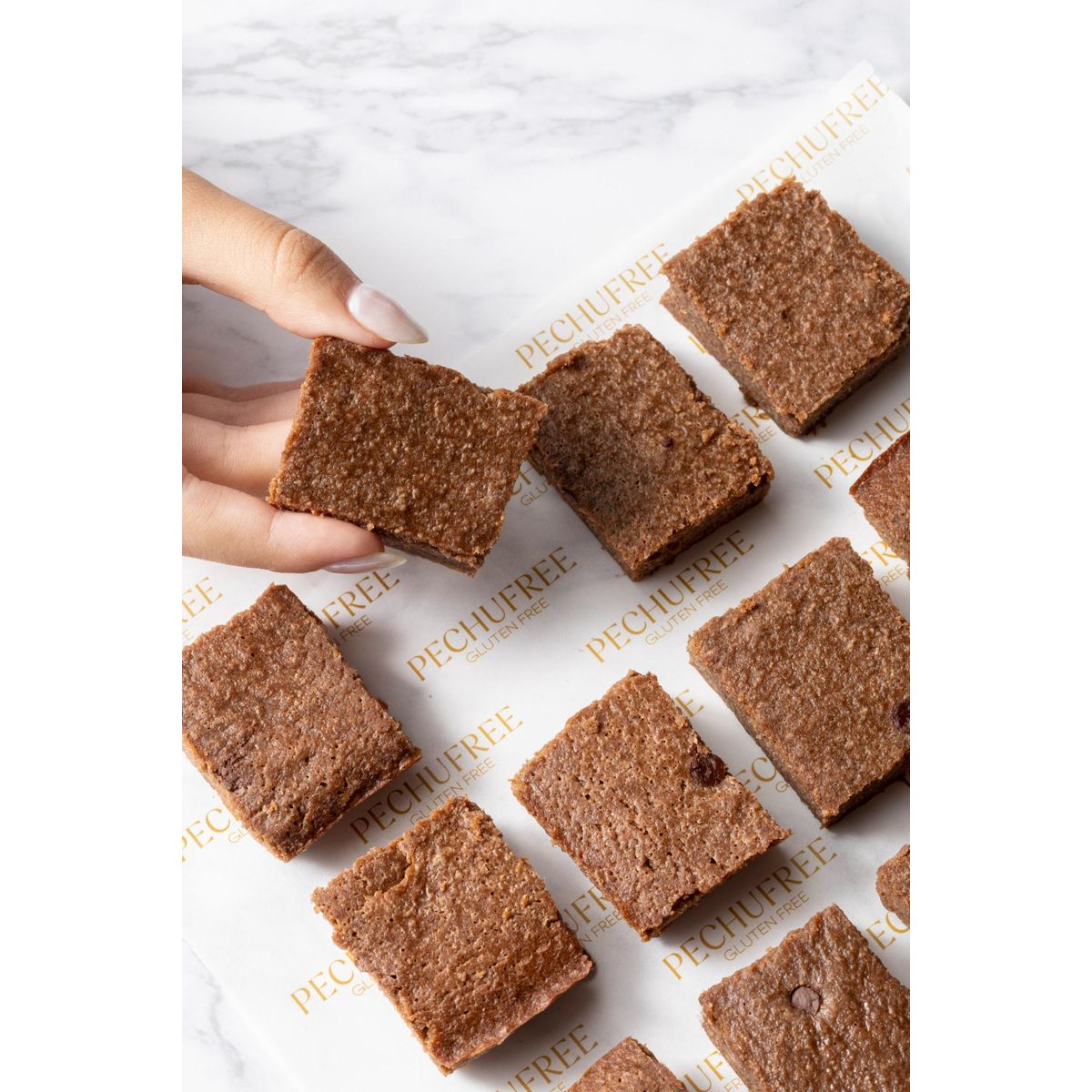 PECHUFREE - Mini Brownies de cacao Keto - caja