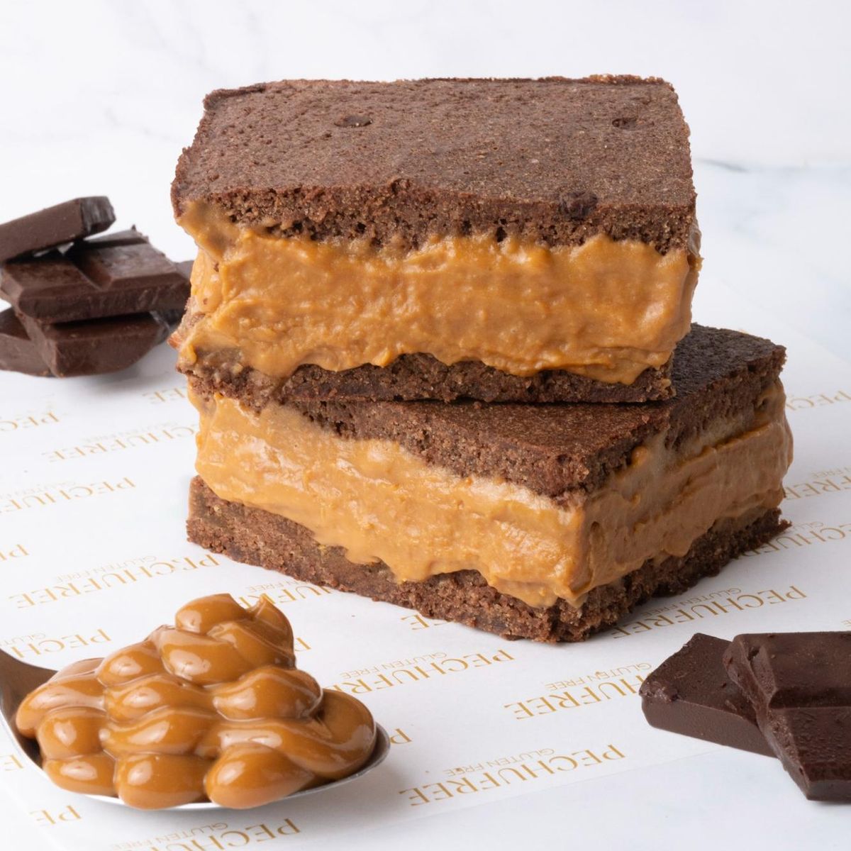 PECHUFREE - SandwichBrownie Keto - caja