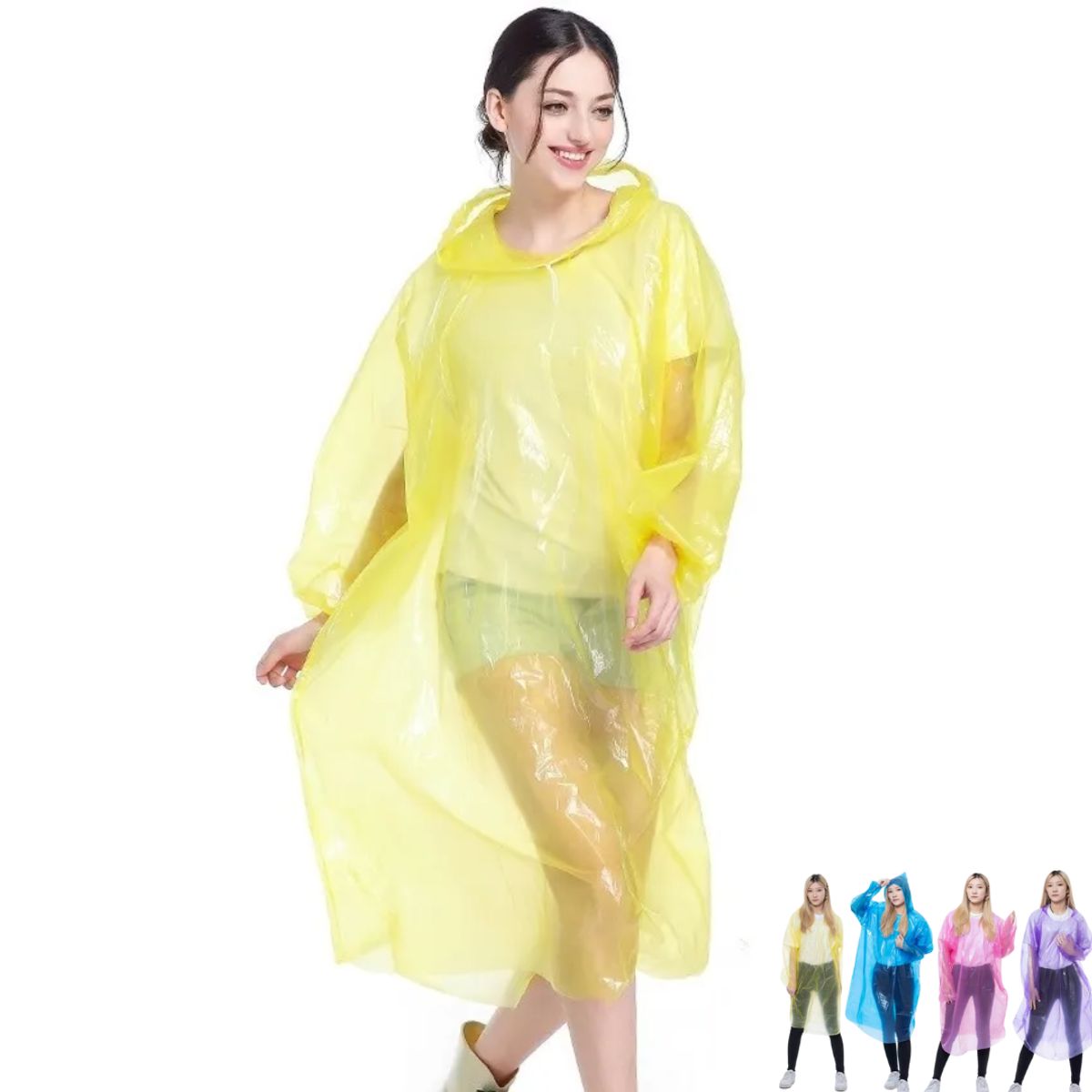 INSPIRA - Poncho capa impermeable protector contra la lluvia ligero