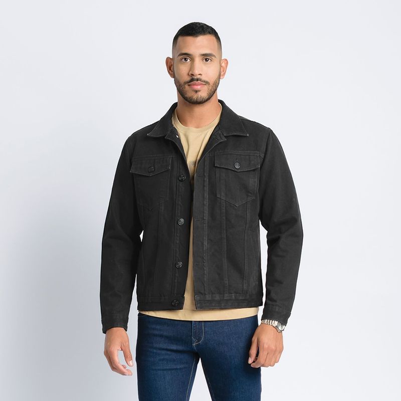 PARADA 111 - CASACA JEANS HOMBRE PARADA111 BECKER DARK