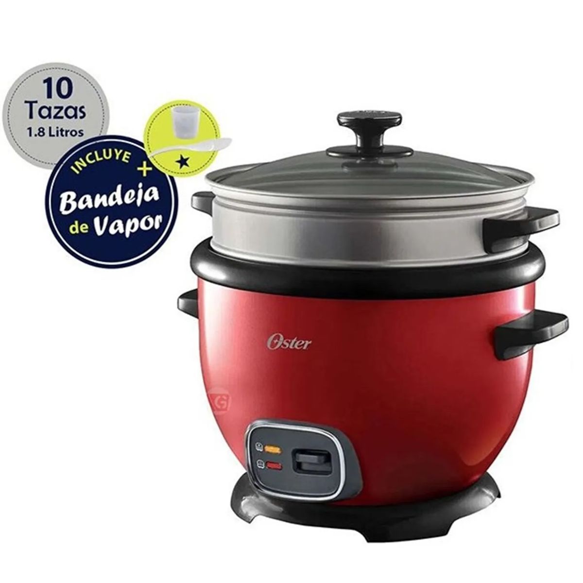 OSTER - OLLA ARROCERA OSTER 18L ANTIADHERENTE CKSTRC5731R ROJO