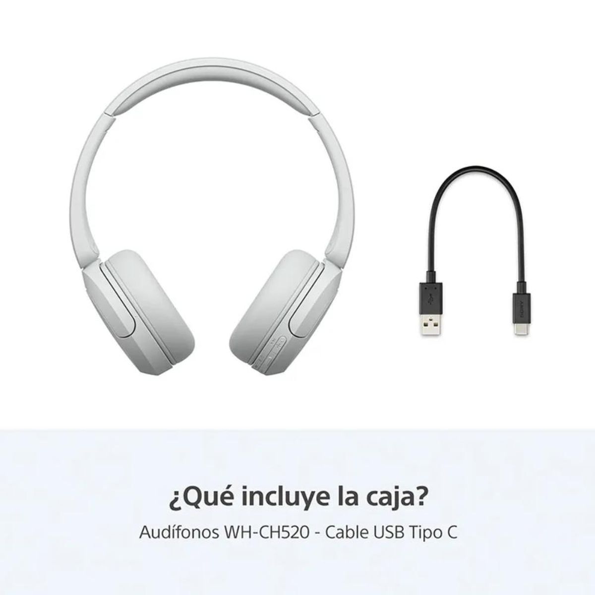 SONY - Sony Audífonos Bluetooth WH-CH520  BLANCO
