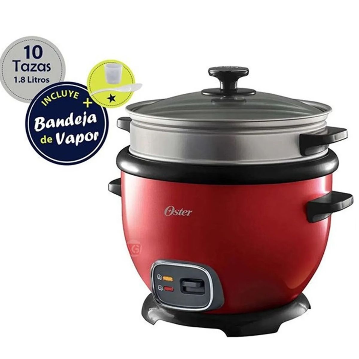 OSTER - OLLA ARROCERA OSTER 18L ANTIADHERENTE CKSTRC5731R ROJO