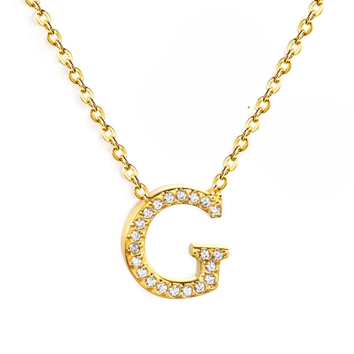 GENERICO - Collar Inicial Letra Waterproof G