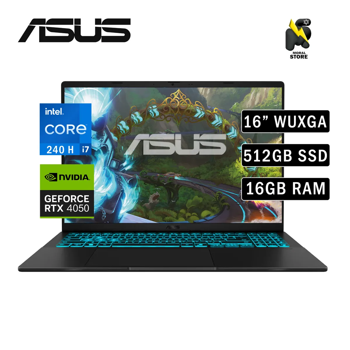 ASUS - LAPTOP ASUS V3607VU-RP036W / INTEL CORE i7 - 240H/ 16 GB RAM /512GB SSD/RTX4050 6GB /144HZ