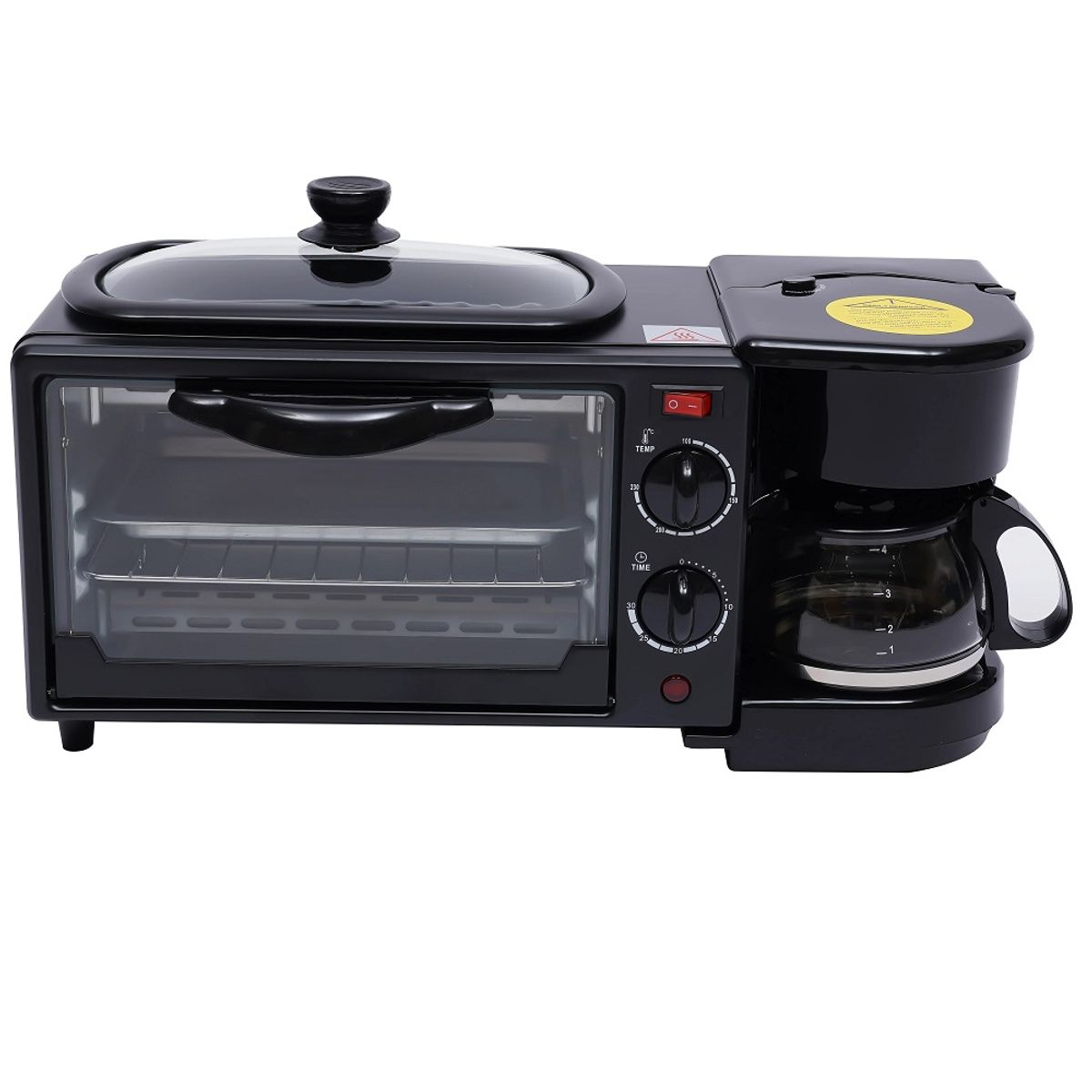 GENERICO - Horno 3 en 1 Desayunero Multifunción