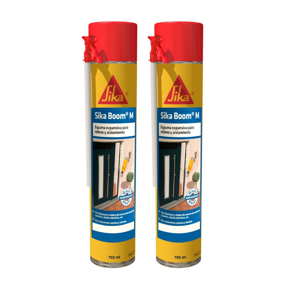 SIKA - Pack 2 Espuma de Poliuretano para Relleno Sika Boom M x 750ml