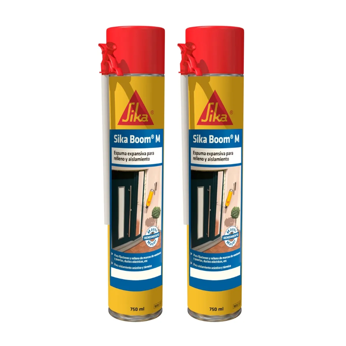 SIKA - Pack 2 Espuma de Poliuretano para Relleno Sika Boom M x 750ml