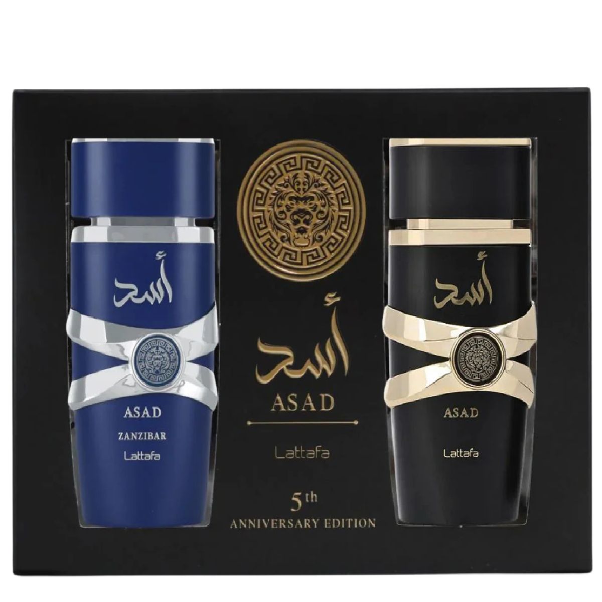 LATTAFA - Lattafa Asad + Asad Zanzibar – 2 Pack EDP For Men 100ml