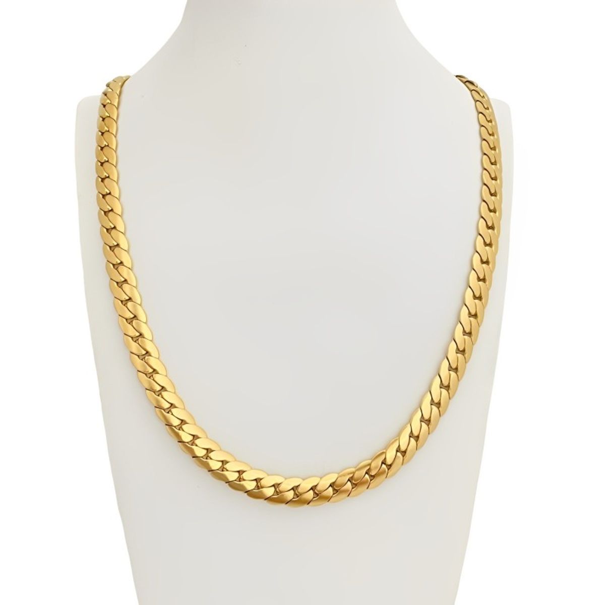 GENERICO - Cadena Lomo de Corvina Dorado Plano para Hombre