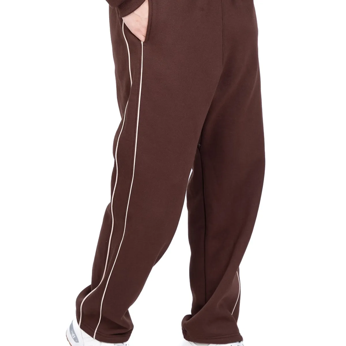 NEW YORK STARS - PANTALON BUZO-MARRON
