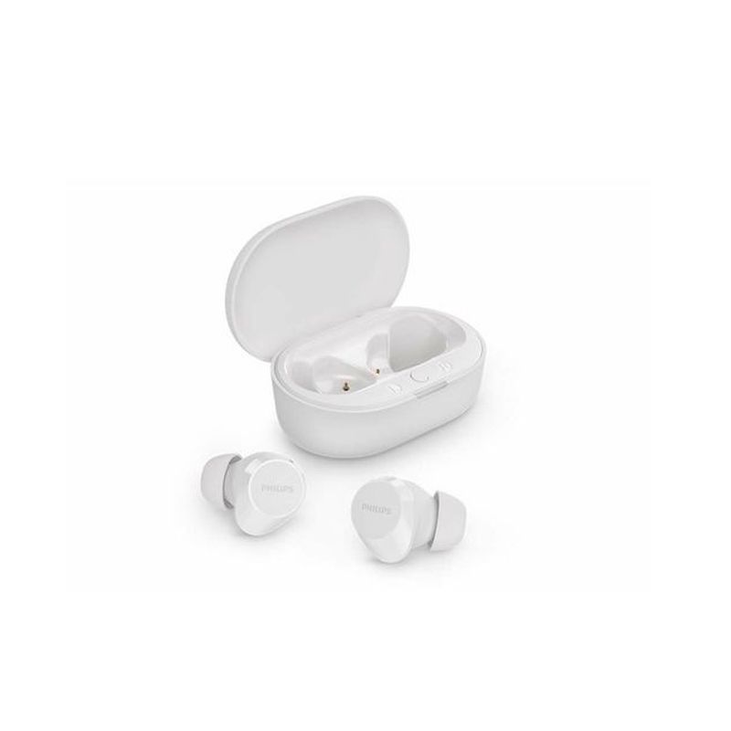 PHILIPS - AUDIFONO TAT1209WT C/MICROF. PHILIPS TRUE WIRELESS  BT 18H IPX4 10M USB-C