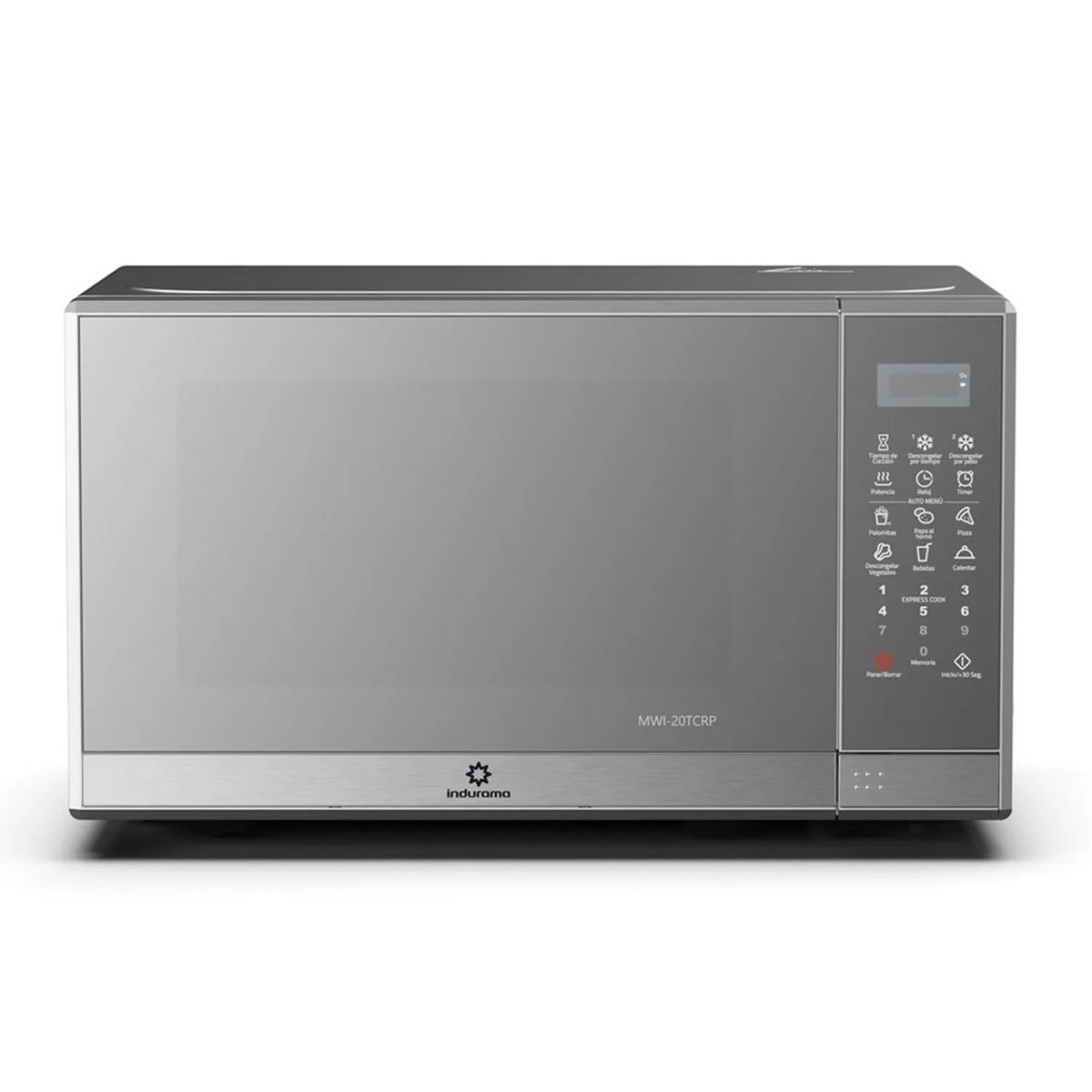 INDURAMA - HORNO MICROONDAS MWI-20TCRP 20LT CROMA