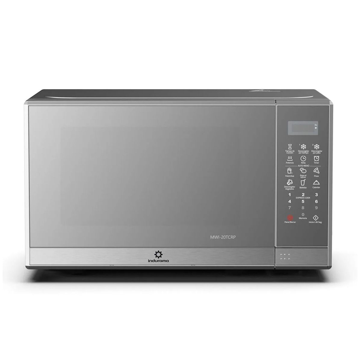 INDURAMA - HORNO MICROONDAS MWI-20TCRP 20LT CROMA