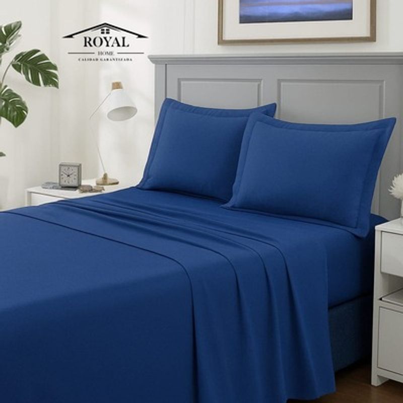 GENERICO - SET DE SÁBANAS  100%  400 HILOS AGODÓN ROYAL HOME