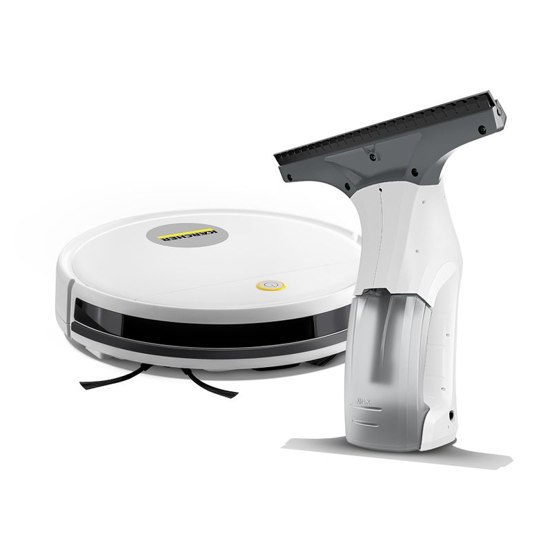 KARCHER - Combo Aspiradora robot RCV1 + Limpia vidrios WV1
