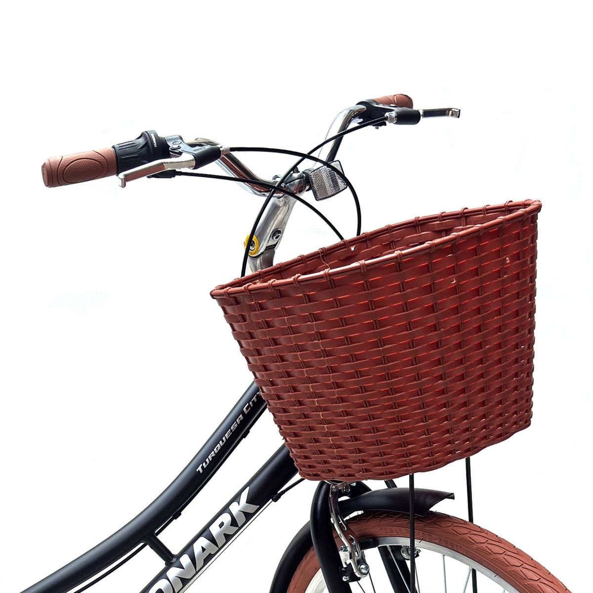 MONARK - BICICLETA MONARK TURQUESA CITY 6V ARO 26 NEGRO MARRÓN