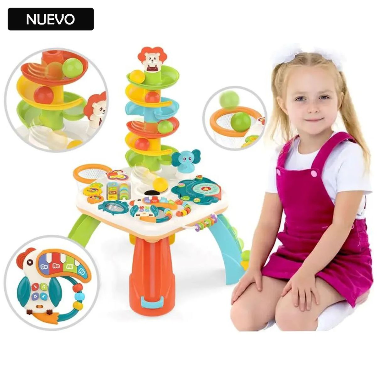 GENERICO - Mesa Didáctica Pelotitas Multisensorial Juegos para Bebés