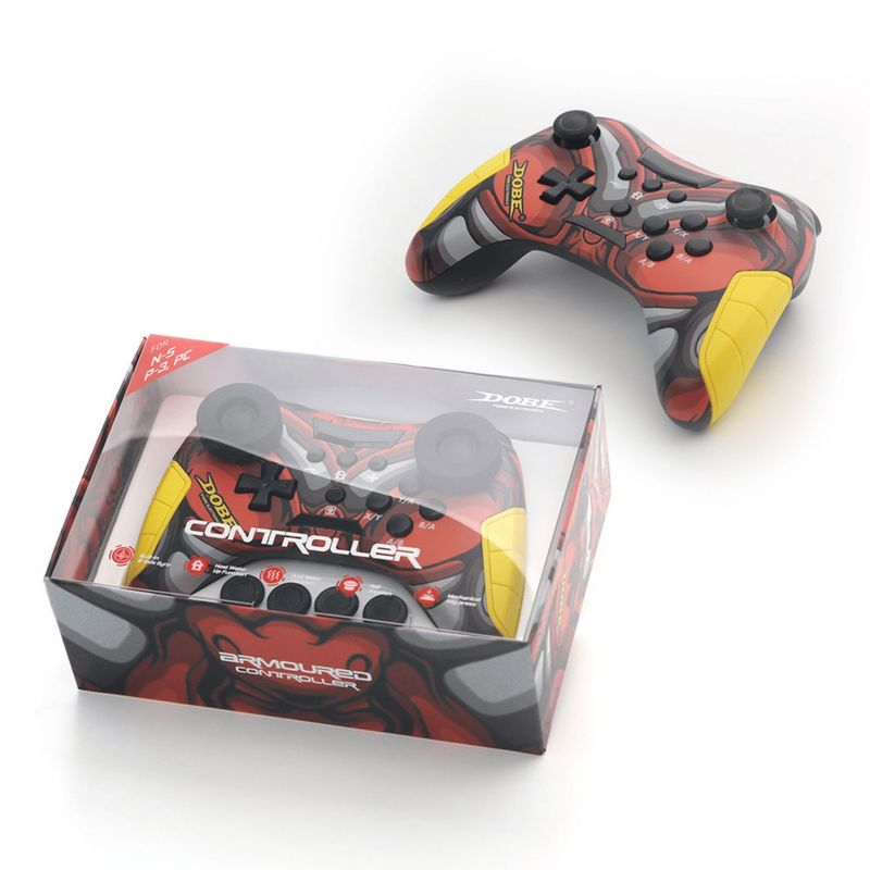 DOBE - Mando inalámbrico DOBE TY-3839 Rojo Para Nintendo Switch Pc Ps3