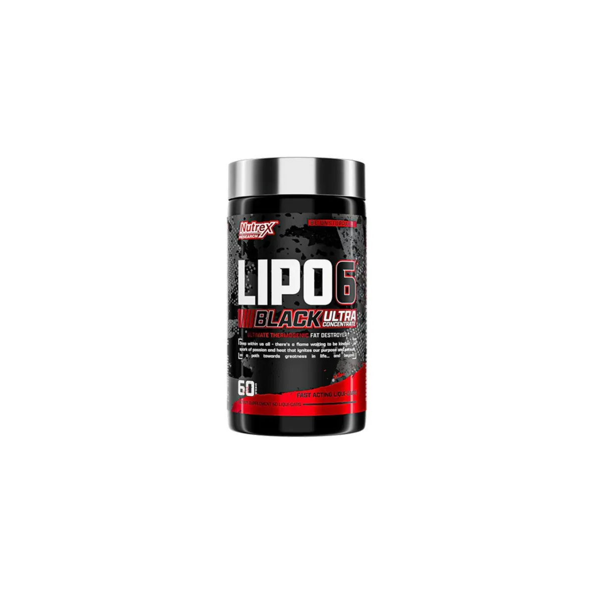 NUTREX RESEARCH - Lipo 6 black ultra concentrado 60 cápsulas Nutrex