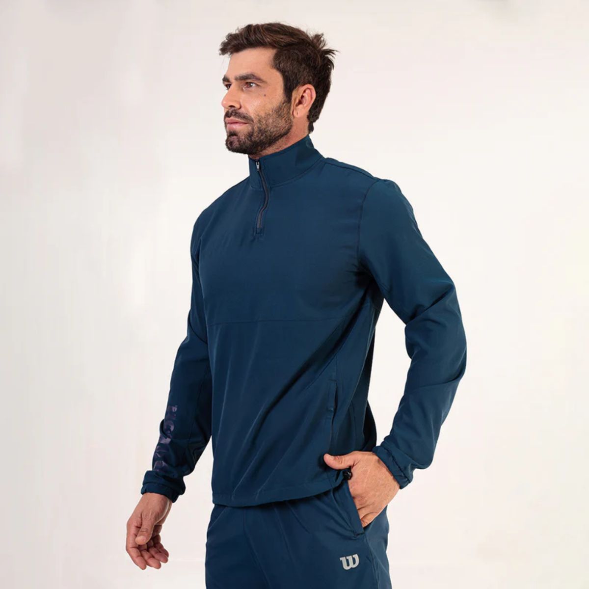 WILSON - Chaqueta Casaca Performance 1/2  ZIP II Hombre - Wilson