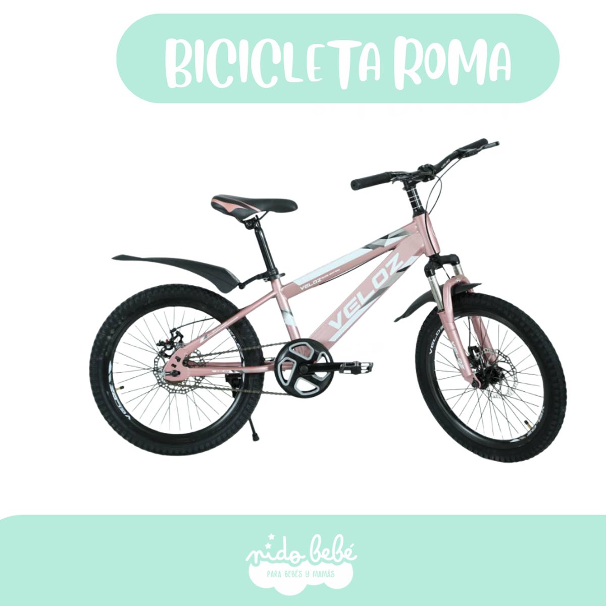 GENERICO - Bicicleta Roma GIRL BOYS ARO 20