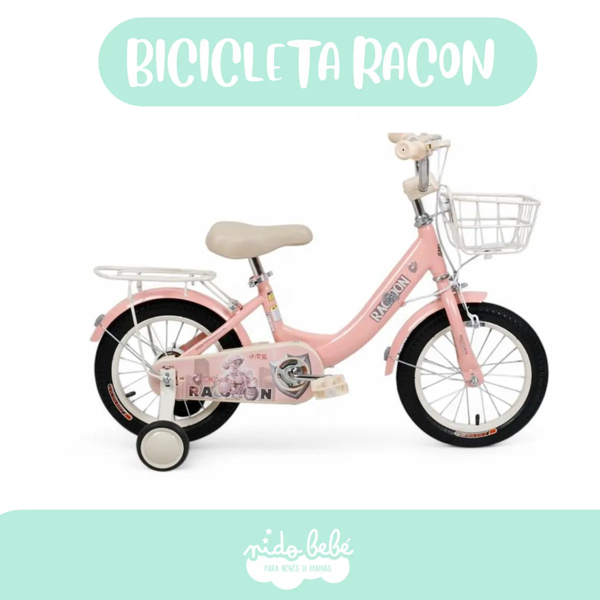 GENERICO - Bicicleta Romantic Girl Aro 20 litght blue