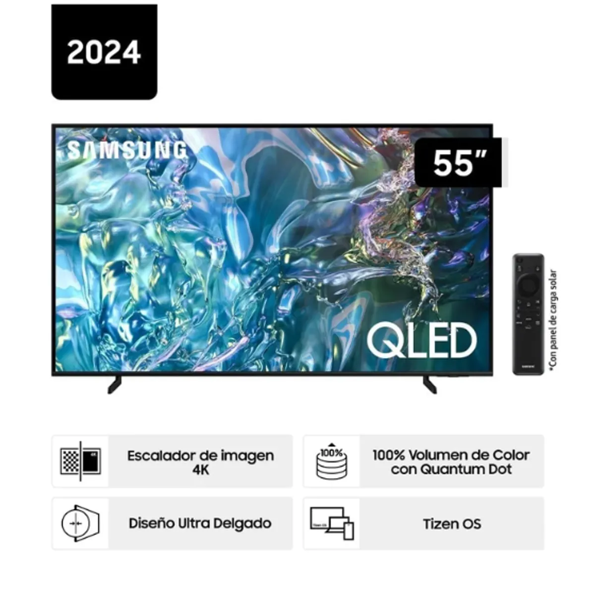 SAMSUNG - TELEVISOR SAMSUNG  QN55Q60DAG QLED UHD 4K SMART