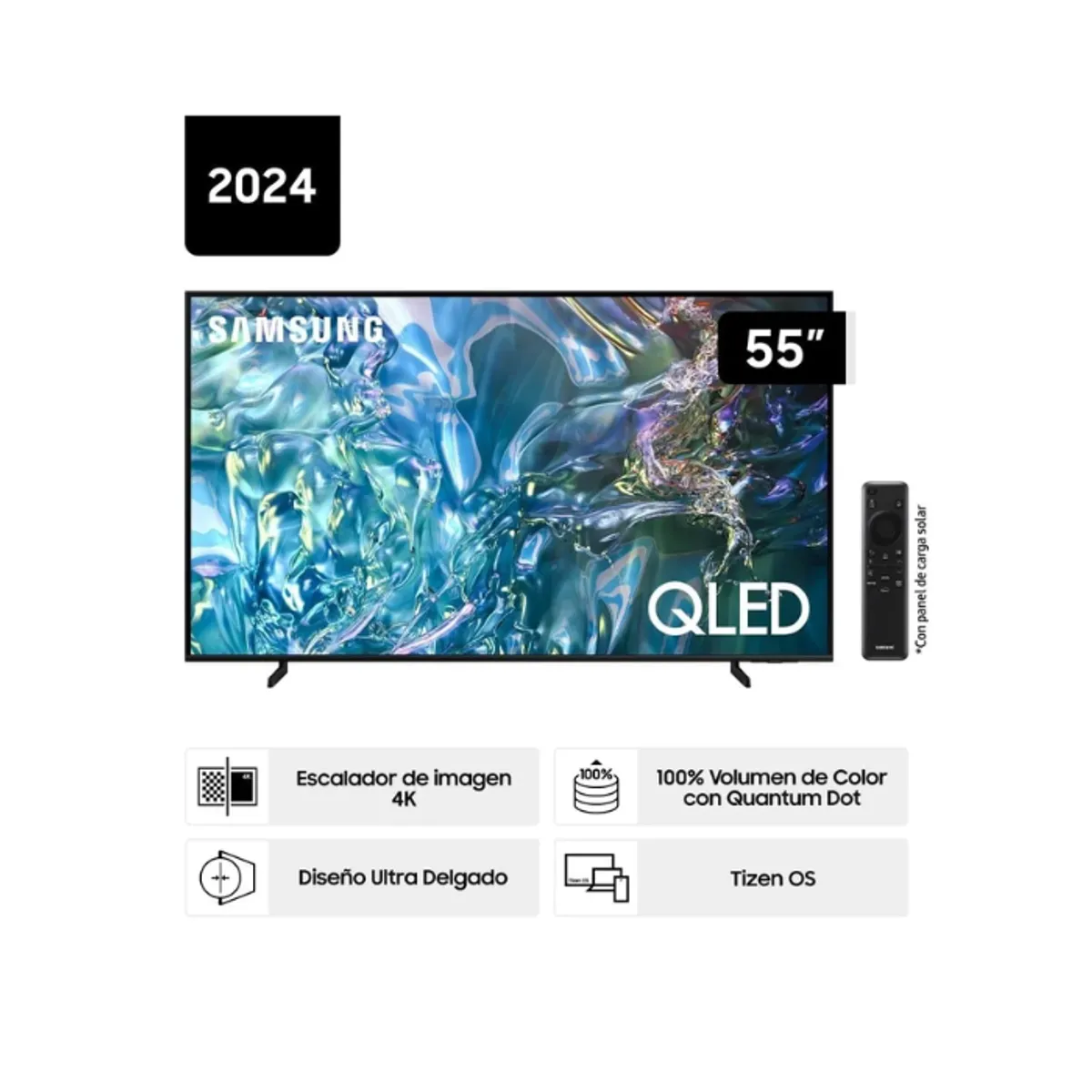 SAMSUNG - TELEVISOR SAMSUNG  QN55Q60DAG QLED UHD 4K SMART