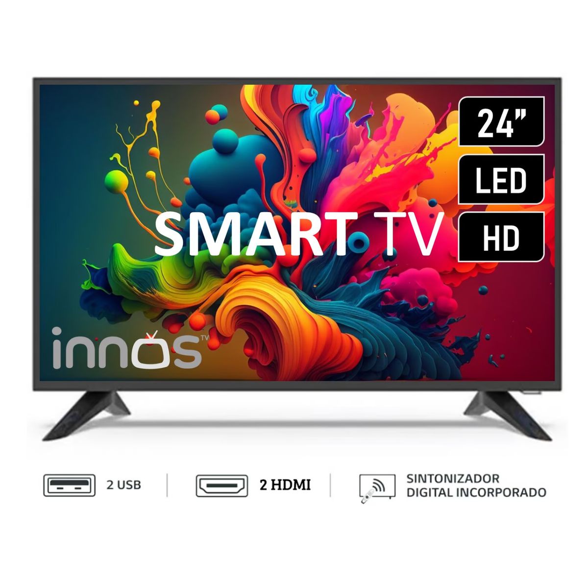 GENERICO - Televisor INNOS 24 LED HD Smart TV S2401KU