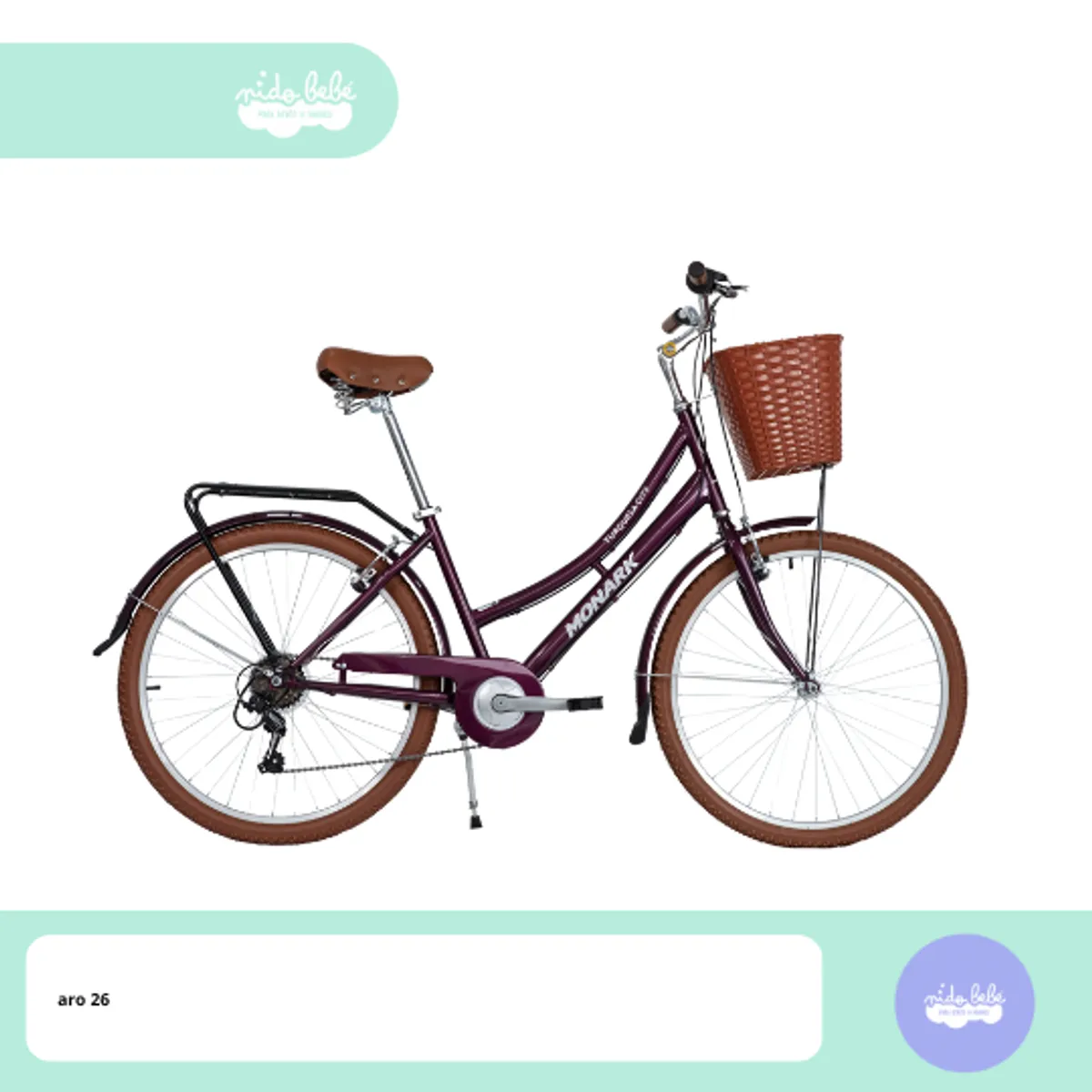 GENERICO - BICICLETA  CITY 6V ARO 26 MORA