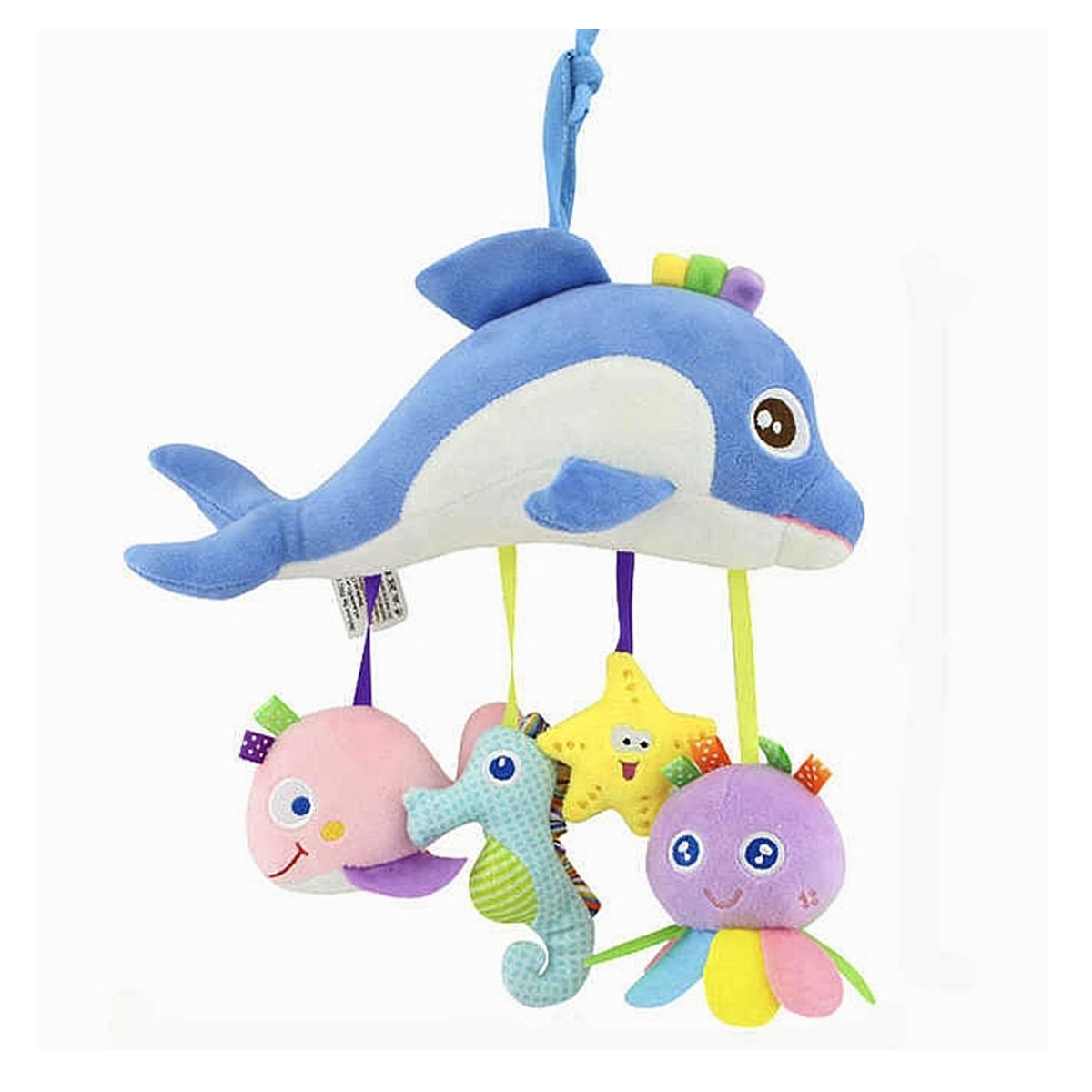 GENERICO - Juguete de peluche colgante para bebés Delfín