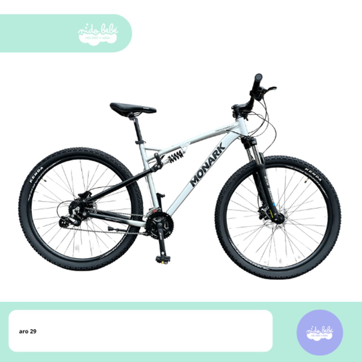 GENERICO - Bicicleta Highlander Xt Aro 29 Blanco