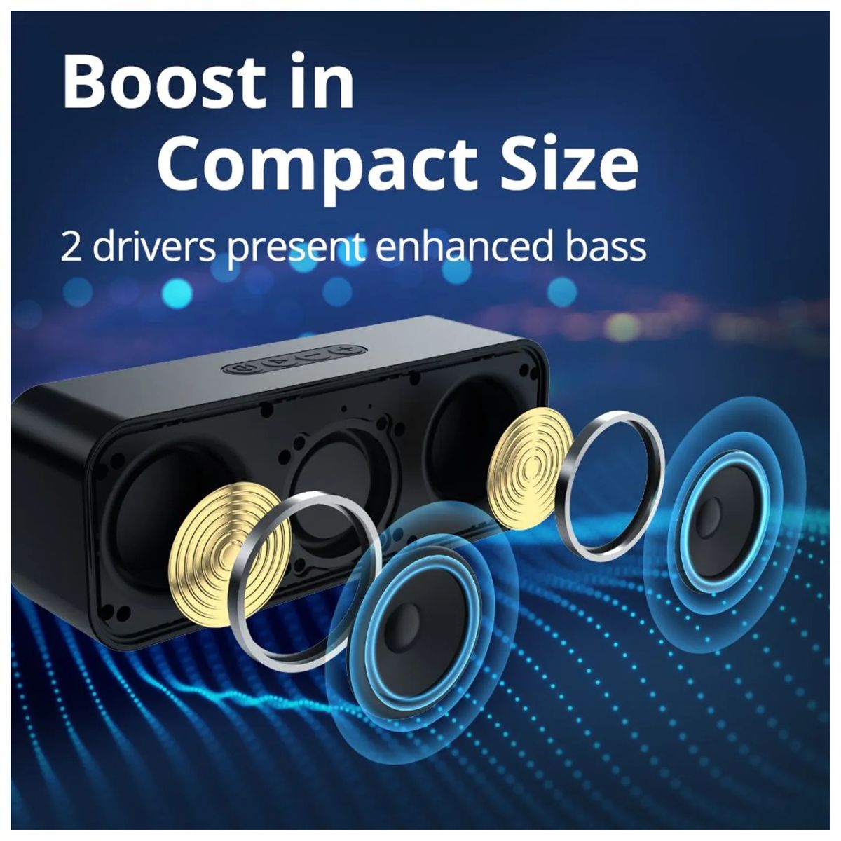 TRONSMART - Parlante Bluetooth Tronsmart T2 Mini 2023 - Negro