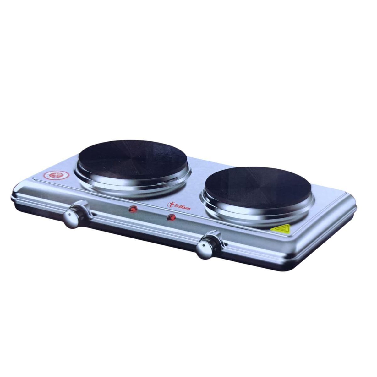 GENERICO - COCINA ELECTRICA DE 2 QUEMADORES TRILLIUM 2000W TX-E235