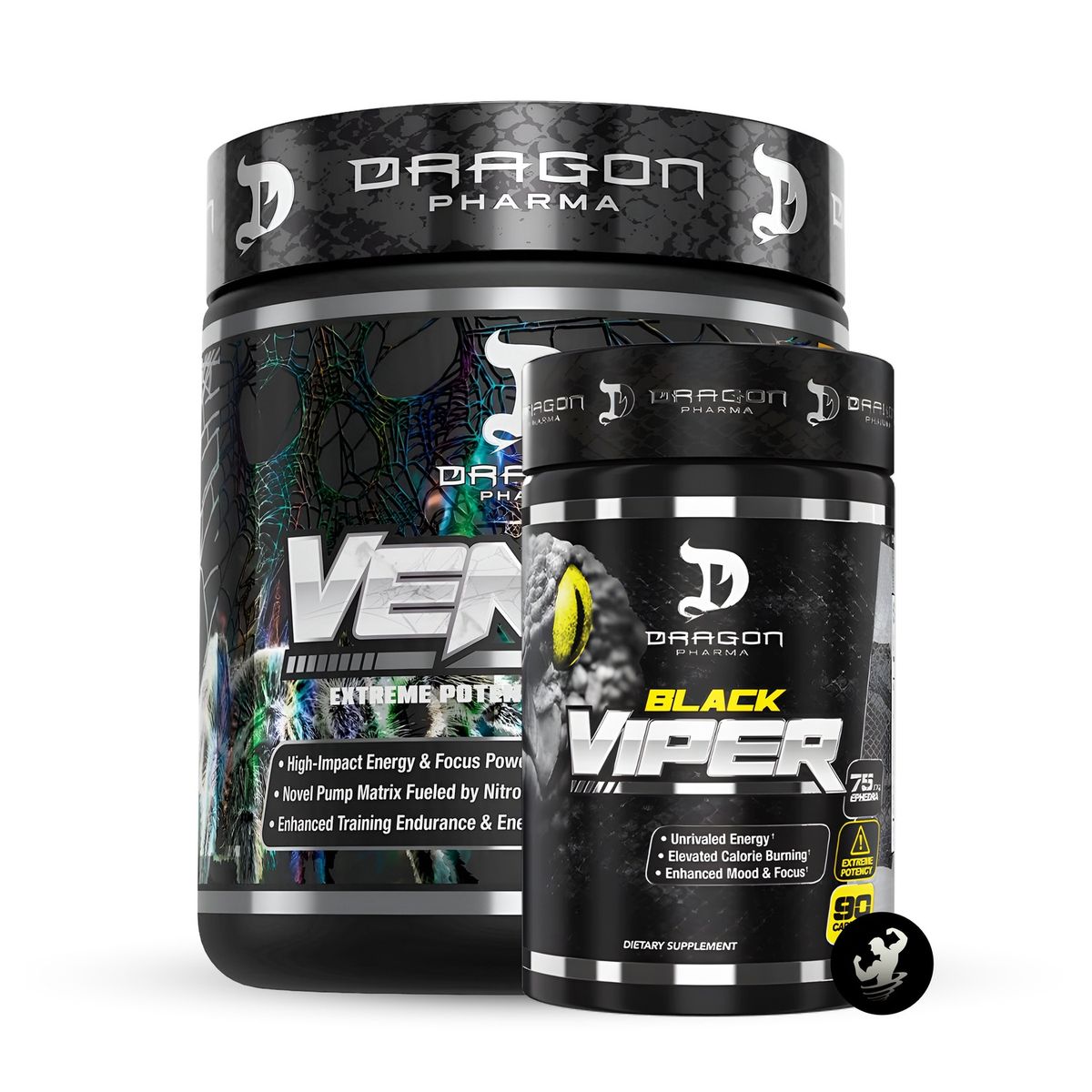 VENOM - Pre Entreno VENOM + Black Viper 90 caps