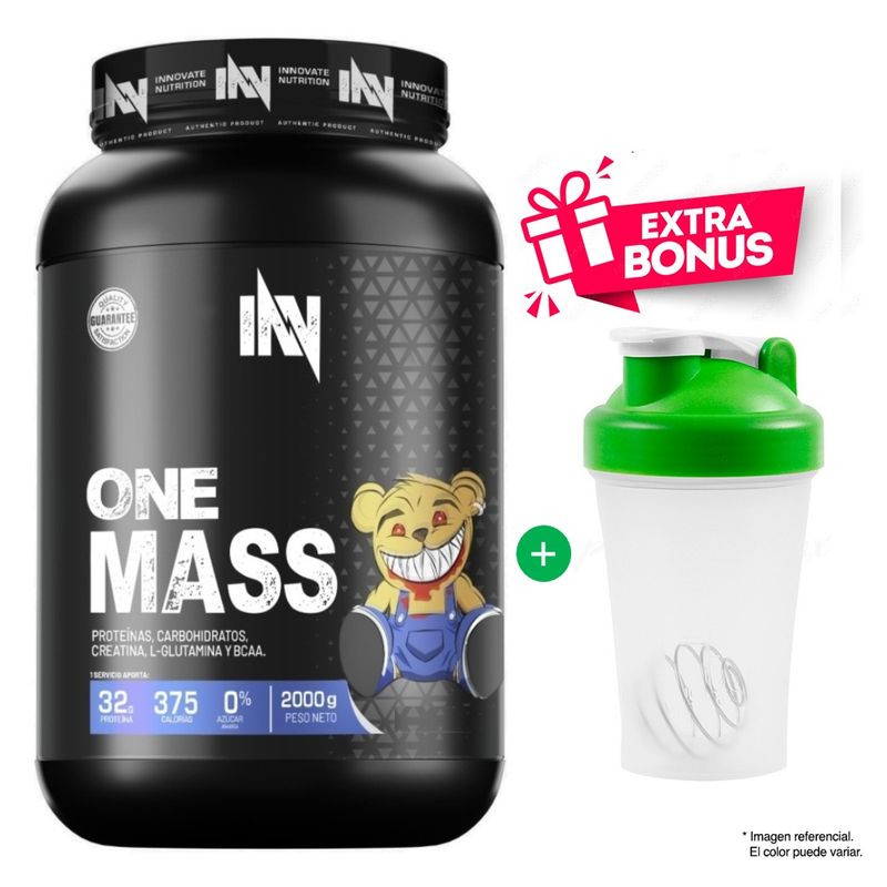 INN INNOVATE NUTRITION - Mass Gainer Universe Nutrition One Mass 2kg Vainilla
