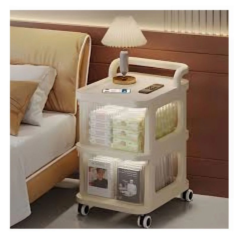 GENERICO - Pack4 Mueble Espaciosos de Libros en Color Beige